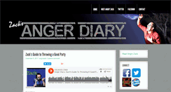 Desktop Screenshot of angerdiary.com