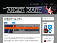 Tablet Screenshot of angerdiary.com